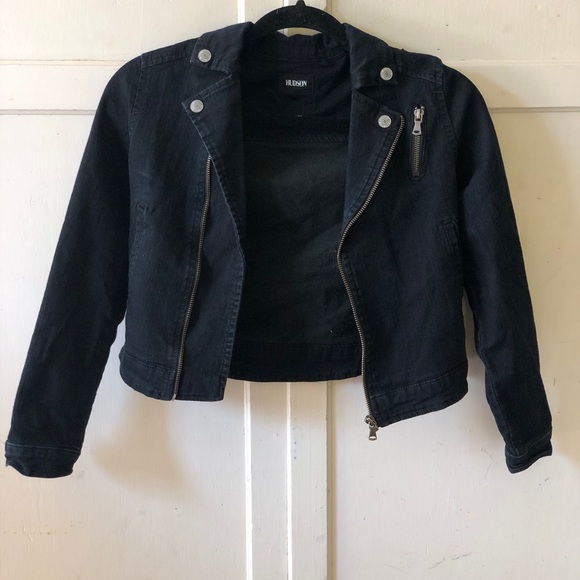 Hudson Jeans Jackets & Blazers - (SALE) Hudson | Black Denim Jacket
